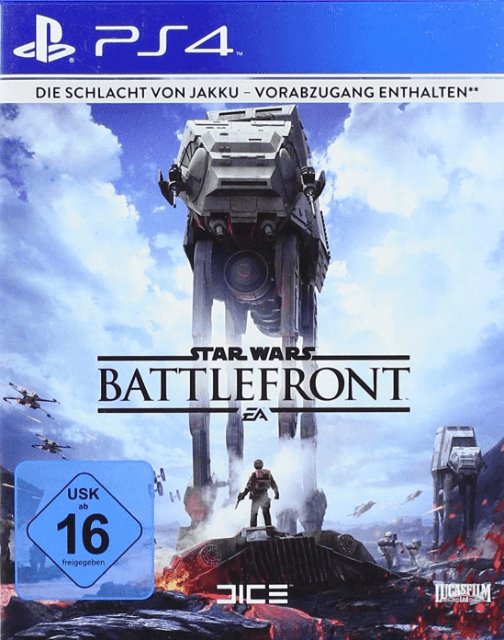 Star Wars Battlefront Deluxe Edition box art for Playstation 4